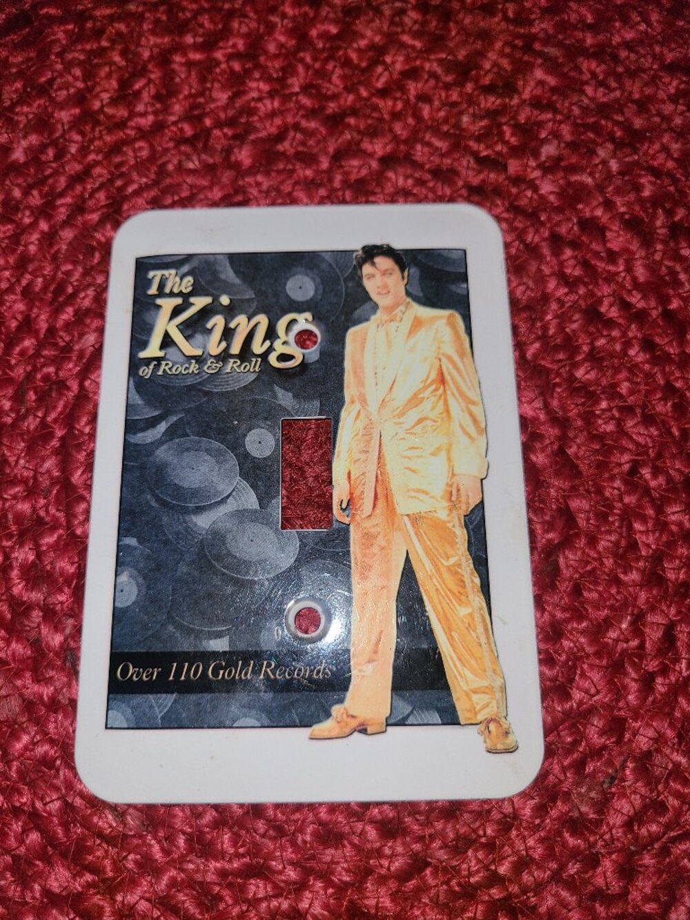 Elvis Presley Single Light Switch Plate Cover Metal King Of Rock & Roll Official